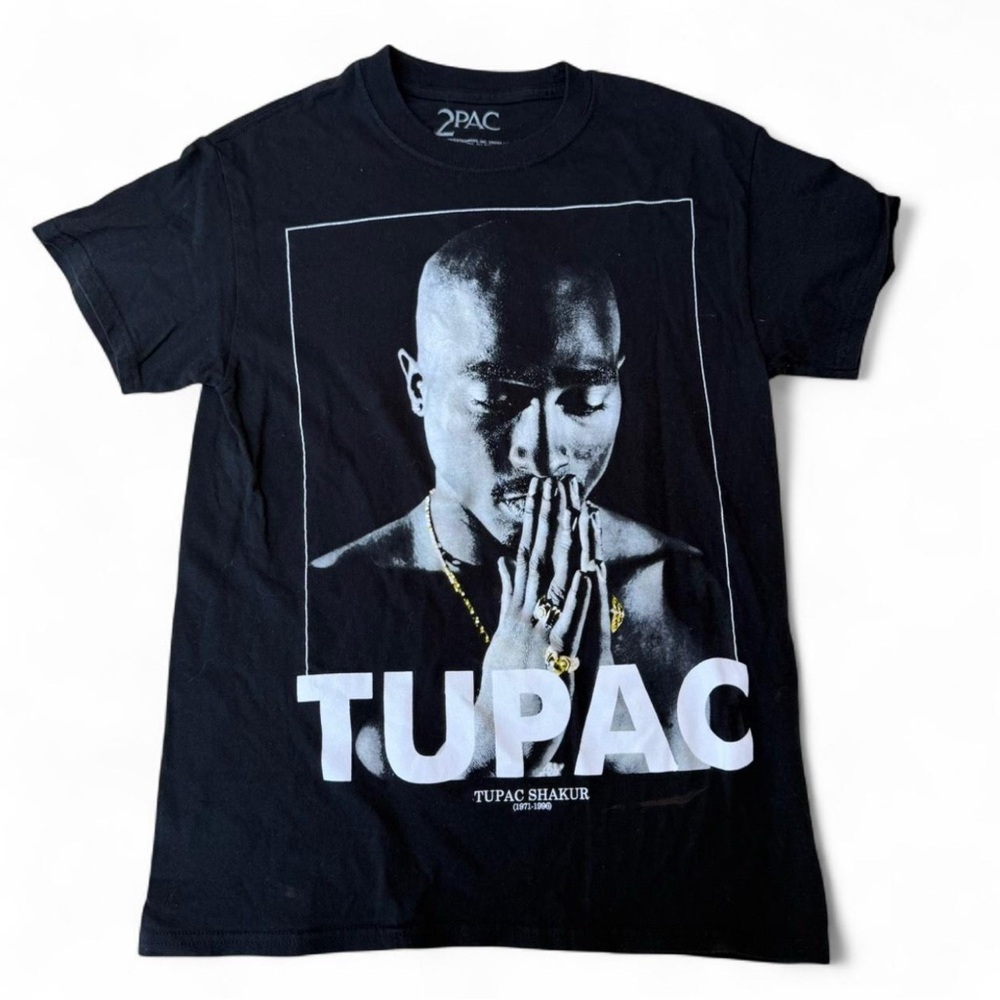 2PAC Black Graphic Tee - Women's Short Sleeve